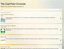 Tablet Screenshot of coalpointprogress.blogspot.com