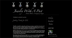 Desktop Screenshot of jewelrywithapast.blogspot.com