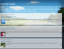 Tablet Screenshot of conchacoach.blogspot.com