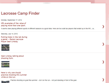 Tablet Screenshot of lacrossecampfinder.blogspot.com