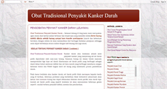 Desktop Screenshot of obattradisionalpenyakitkankerdarah.blogspot.com