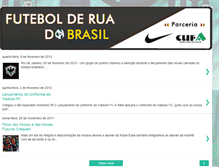 Tablet Screenshot of futebolderuadobrasil.blogspot.com