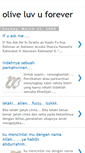 Mobile Screenshot of oliveluvuforever.blogspot.com