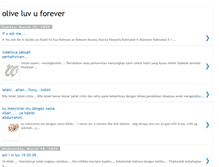 Tablet Screenshot of oliveluvuforever.blogspot.com