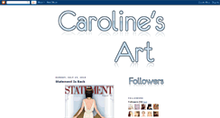 Desktop Screenshot of carolines-art.blogspot.com