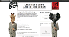 Desktop Screenshot of liefhebbendeambitiebeesten.blogspot.com