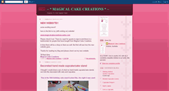 Desktop Screenshot of magicalcakecreations.blogspot.com