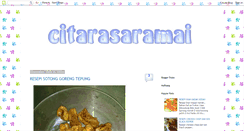 Desktop Screenshot of citarasaramai.blogspot.com