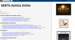 Desktop Screenshot of berita-rahsia-dunia.blogspot.com