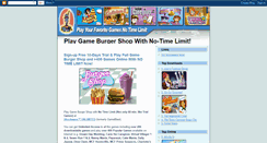 Desktop Screenshot of gameburgershop.blogspot.com