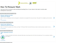 Tablet Screenshot of howtopressurewashing.blogspot.com