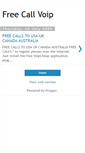 Mobile Screenshot of freecall-voip.blogspot.com