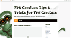 Desktop Screenshot of fpscreature.blogspot.com