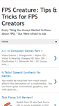Mobile Screenshot of fpscreature.blogspot.com