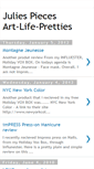 Mobile Screenshot of juliespieces.blogspot.com
