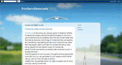 Desktop Screenshot of frontiervillesecret.blogspot.com