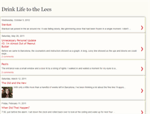 Tablet Screenshot of iwilldrinklifetothelees.blogspot.com