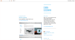 Desktop Screenshot of emmagoodman.blogspot.com