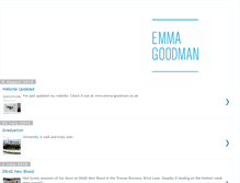 Tablet Screenshot of emmagoodman.blogspot.com