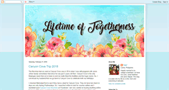 Desktop Screenshot of lifetimeoftogetherness.blogspot.com