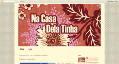 Desktop Screenshot of nacasadelatinha.blogspot.com
