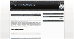 Desktop Screenshot of ngeblogdghp.blogspot.com