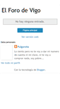 Mobile Screenshot of forodevigo.blogspot.com