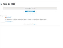 Tablet Screenshot of forodevigo.blogspot.com