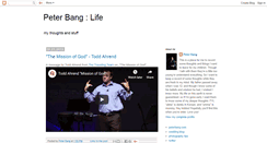 Desktop Screenshot of peterbangsblog.blogspot.com