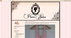 Desktop Screenshot of poppyseedshoppe.blogspot.com