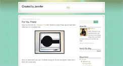 Desktop Screenshot of createdbyjennifer.blogspot.com