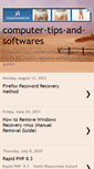 Mobile Screenshot of computer-tips-and-softwares.blogspot.com