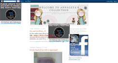 Desktop Screenshot of annaleyacollection.blogspot.com