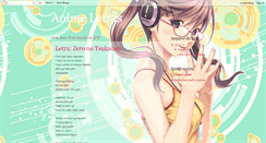 Desktop Screenshot of anime-letras.blogspot.com