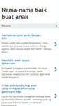 Mobile Screenshot of infonamaanak.blogspot.com
