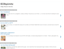 Tablet Screenshot of ecobylimitzblog.blogspot.com