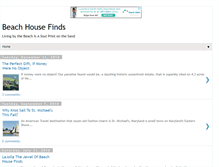 Tablet Screenshot of beachhousefinds.blogspot.com