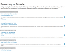 Tablet Screenshot of democracy-or-debacle.blogspot.com