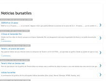 Tablet Screenshot of noticiasbursatiles.blogspot.com