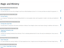 Tablet Screenshot of magicandministry.blogspot.com