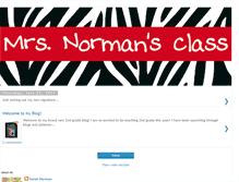 Tablet Screenshot of mrsnormansclass.blogspot.com