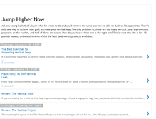 Tablet Screenshot of jumphighernow.blogspot.com