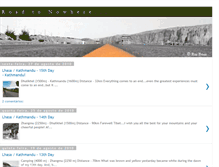 Tablet Screenshot of followaroadtonowhere.blogspot.com