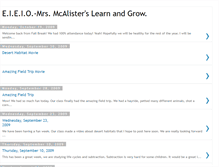 Tablet Screenshot of mrsmcalister.blogspot.com