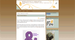 Desktop Screenshot of kreativekraft.blogspot.com