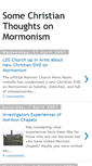 Mobile Screenshot of christianthoughtsonmormonism.blogspot.com