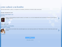 Tablet Screenshot of comoseduciraunhombre.blogspot.com