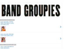Tablet Screenshot of bandgroupiesclothing.blogspot.com