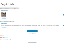Tablet Screenshot of garyandlindapetersen.blogspot.com