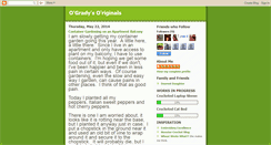 Desktop Screenshot of ogradysoriginals.blogspot.com